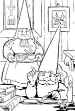 coloring page David the Gnome